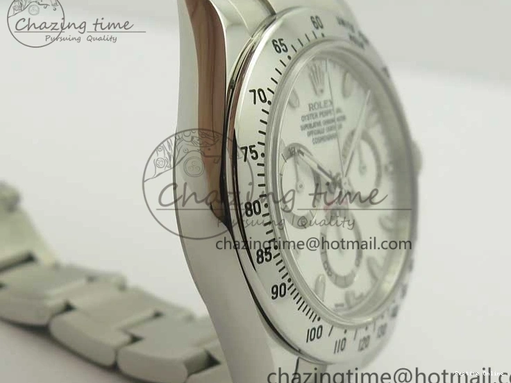 0412 Daytona 116520 ARF 1:1 Best Edition 904L SS Case and Bracelet White Dial A4130 Super Clone V Neat 3419